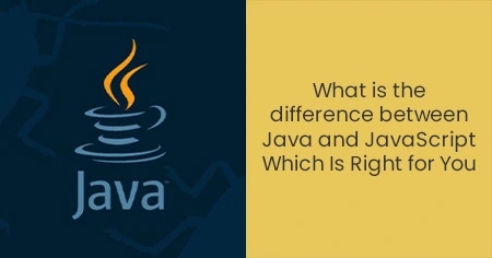 What is the difference between Java and JavaScript Which Is Right for You